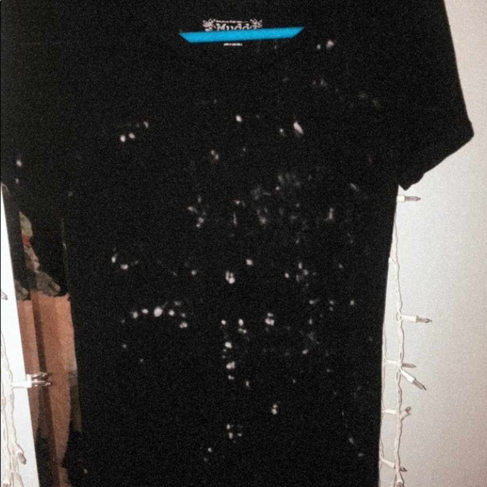 Mudd black and white shirt